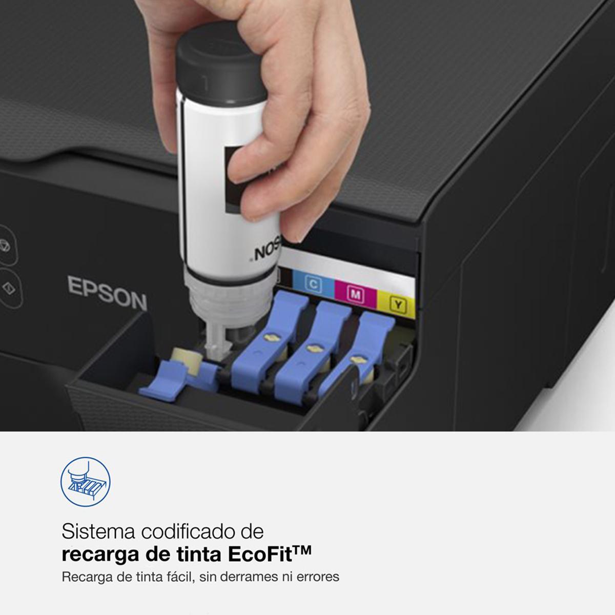 Impresora Multifuncional Epson Ecotank L3560 Wifi Usb Color Negro